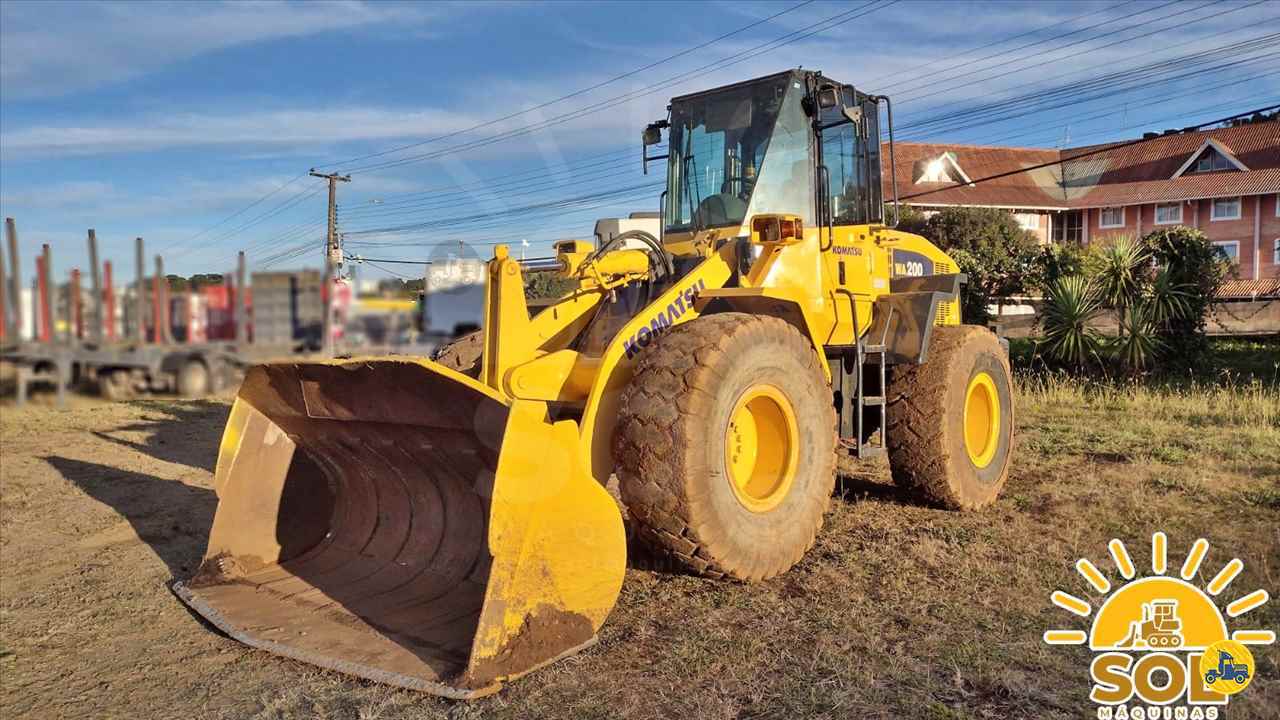 PA CARREGADEIRA KOMATSU WA200 Sol Máquinas FRAIBURGO SANTA CATARINA SC